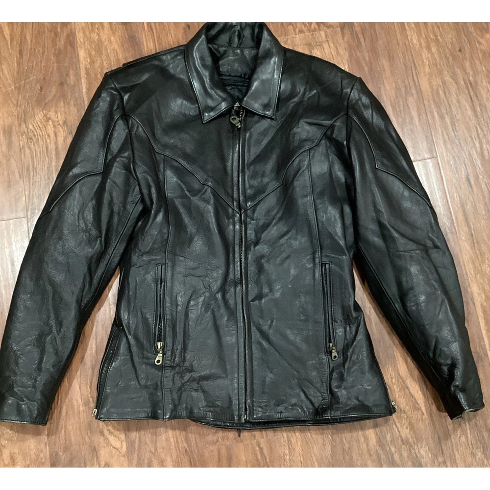 Raider High Quality Leather Motorcycle Jacket Ladies Thinsulate VINTAGE Size 10